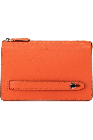 Fendi 2000-2010 Selleria Clutch aus Leder
