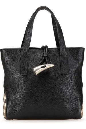 Burberry 2000-2017 House Check Handtasche aus Leder