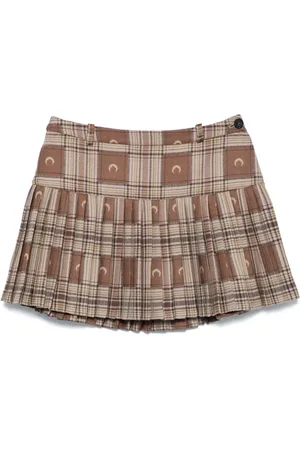 Marine Serre Minirock aus Moon-Jacquard
