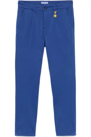 Manuel Ritz Hose mit Faltendetail