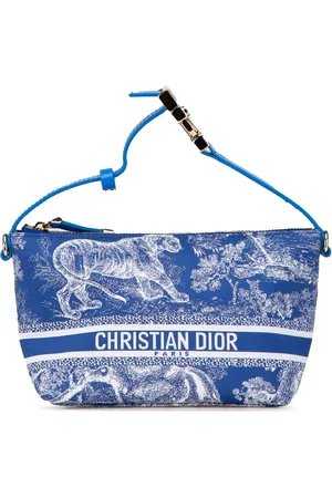 Dior 2022 kleine Toile de Jouy Reverse DiorTravel Nomad Pouch Handtasche aus Tech-Stoff