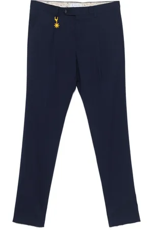 Manuel Ritz Hose mit Faltendetail