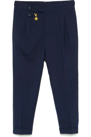 Manuel Ritz Hose mit Faltendetail