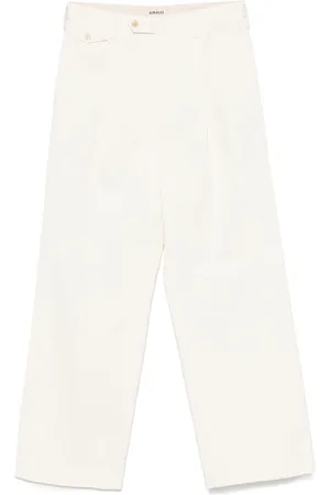 Auralee Chino mit Faltendetail