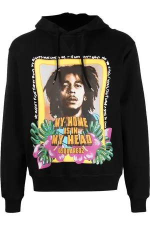 Dsquared2 Hoodie mit Bob-Marley-Print
