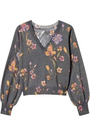 Twin-Set Pullover mit Blumen-Print