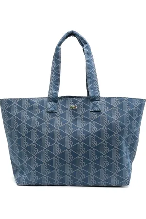 Lacoste XL Tote Bag aus Mono-Jacquard