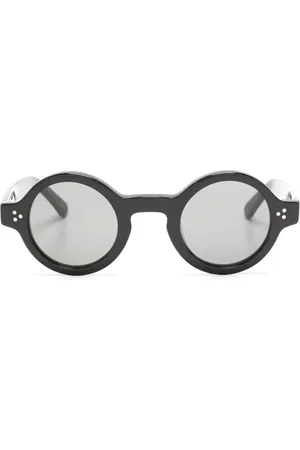 LESCA Sonnenbrille mit rundem Gestell