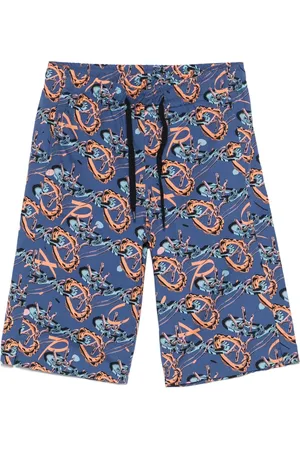 A.P.C. Segelshorts mit abstraktem Print