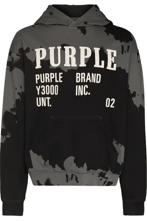 Purple Brand Hoodie mit Logo-Print