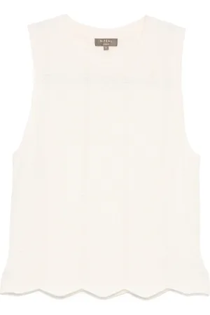 N.PEAL Trägershirt mit Zickzackmuster