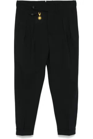 Manuel Ritz Hose mit Faltendetail