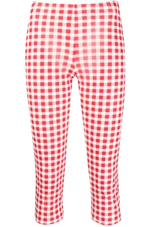 Acne Studios Cropped-Leggings mit Spitzenborte