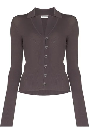 Low Classic Cardigan mit offenem Kragen