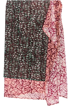 DRIES VAN NOTEN Midirock im Layering-Look