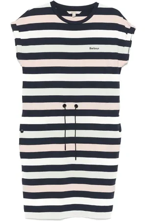 Barbour Gestreiftes Marloes Midikleid