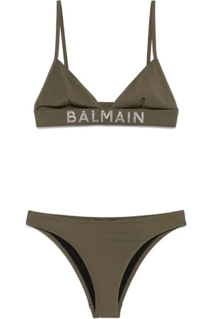 Balmain Bikini mit Logo-Applikation