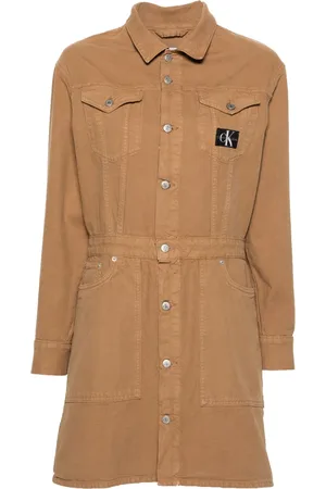 Calvin Klein Minikleid mit Logo-Patch