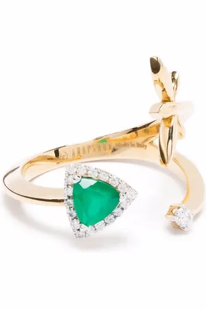 ANAPSARA 18kt Gelbgoldring mit Diamanten