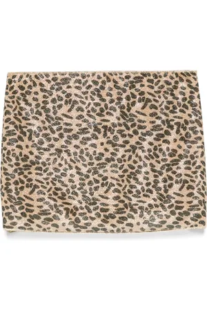 Oseree Minirock mit Leoparden-Print