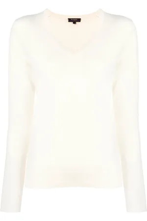 N.PEAL Pullover mit V-Ausschnitt