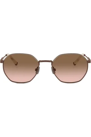 Brunello Cucinelli Sonnenbrille mit rundem Gestell