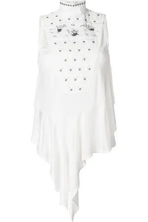 Chloé Bluse mit Ösenverzierung