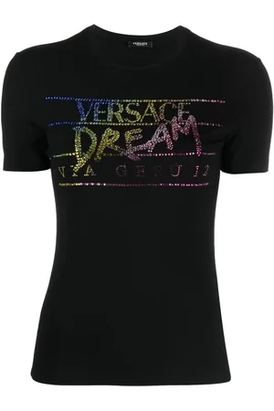 VERSACE T-Shirt mit Strass