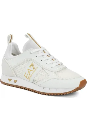 EA7 Sneakers mit Logo-Print