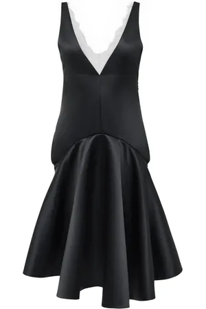 J.W.Anderson Drapiertes Kleid mit V-Ausschnitt