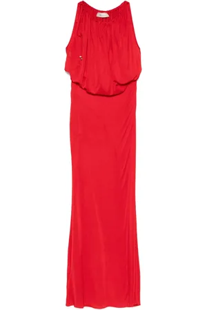 BLUMARINE Drapiertes Maxikleid
