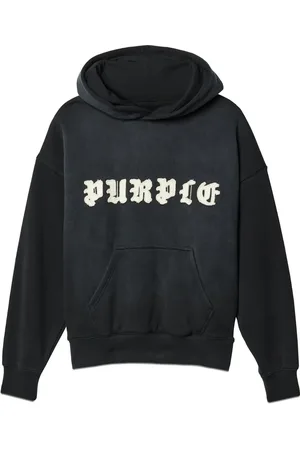Purple Brand Hoodie mit Logo-Patch