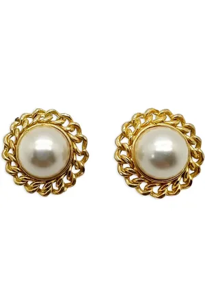 JENNIFER GIBSON JEWELLERY 1990s pre-owned Ohrringe mit Kunstperlen