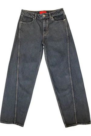 ECKHAUS LATTA Gerade Jeans mit hohem Bund