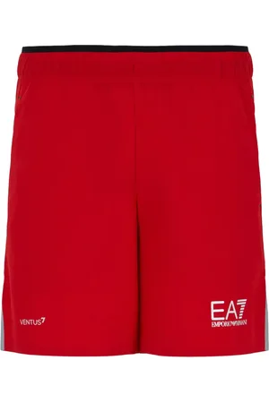 EA7 Bermudas mit Logo-Print