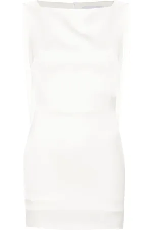 ALEX PERRY Drapiertes Minikleid aus Satin