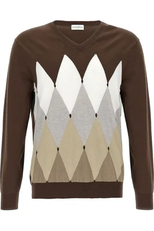 BALLANTYNE Pullover mit Argyle-Strickmuster