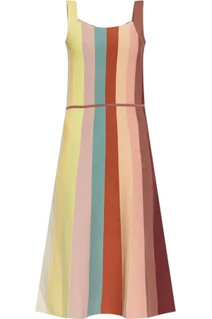 Paul Smith Gestreiftes Midikleid