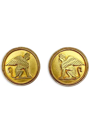 JENNIFER GIBSON JEWELLERY 1970 pre-owned Egyptian Sphinx Ohrclips