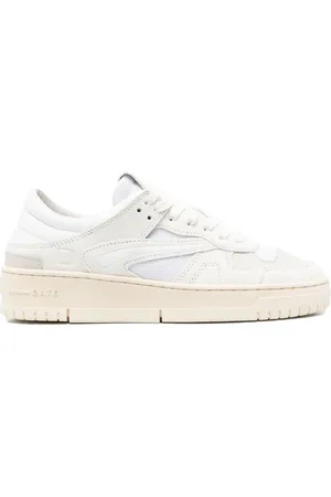 D.A.T.E. Sneakers mit Kontrasteinsätzen
