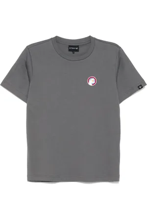 AGNÈS B. T-Shirt mit Dino-Patch