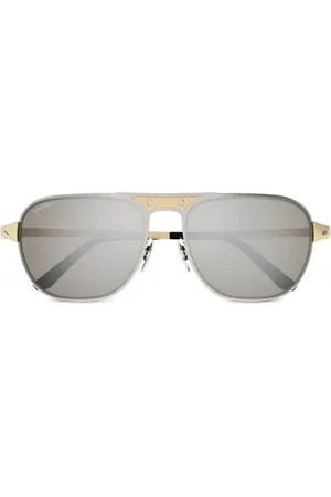 Cartier Eckige Sonnenbrille