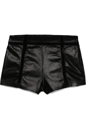 BLUMARINE Shorts aus Leder
