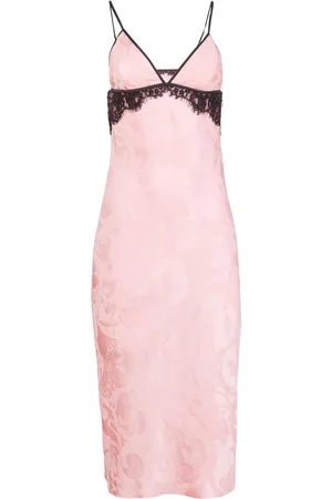 FLEUR DU MAL Midikleid aus Paisley-Jacquard