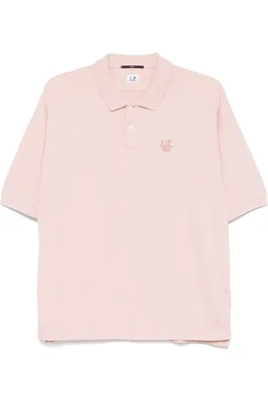 C.P. Company Poloshirt mit Logo-Stickerei