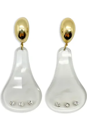 JENNIFER GIBSON JEWELLERY 1970 pre-owned Space Age Hängeohrclips