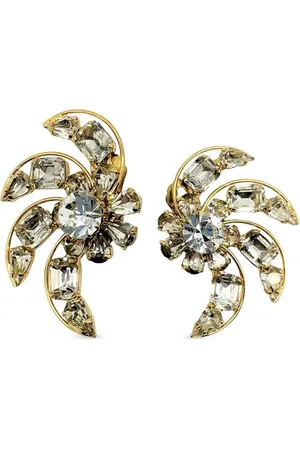 JENNIFER GIBSON JEWELLERY 1980s pre-owned Swirl Ohrclips