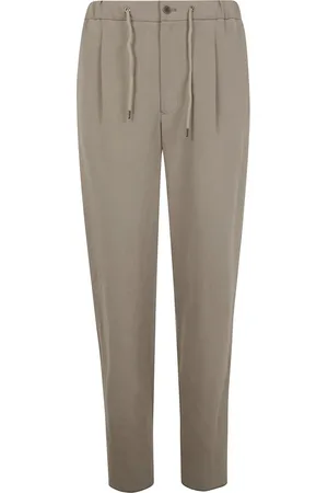 Giorgio Armani Leinenhose mit Faltendetail