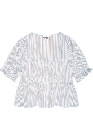 Ganni Gestreifte Bluse