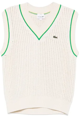 Lacoste Trägershirt mit Logo-Patch